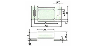 キャッチマグネット SMC-40 外形図