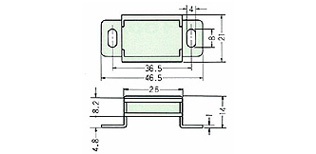 キャッチマグネット SMC-50 外形図