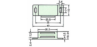 キャッチマグネット SMC-60 / SMC-60S 外形図