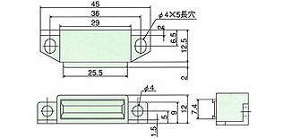 キャッチマグネット SMC-111(PAT) 外形図